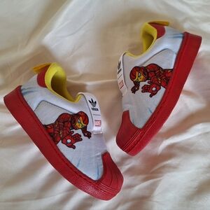 ADIDAS MARVEL Iron Man Slip on Shoes for Toddlers in Multicolor Size 7 1/2K